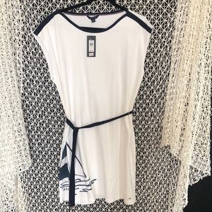 NWT Tommy Hilfiger White Short Sleeved Dress XL